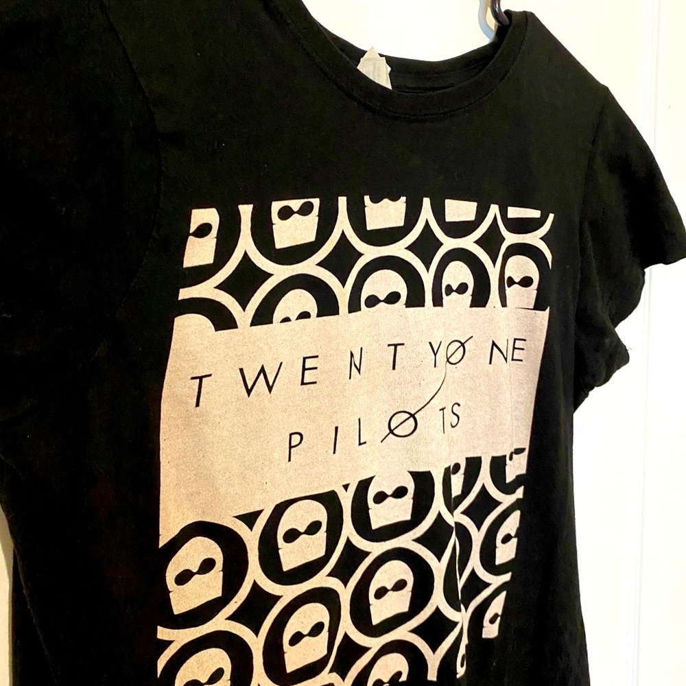 Twenty One Pilots Short Sleeve Black Shirt